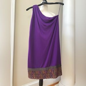 Missoni cocktail one shoulder dress new